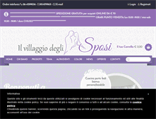 Tablet Screenshot of ilvillaggiodeglisposi.com